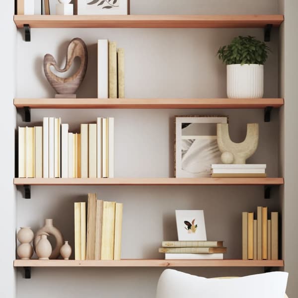 Hyllplan 100x30x2 cm obehandlad massiv ek