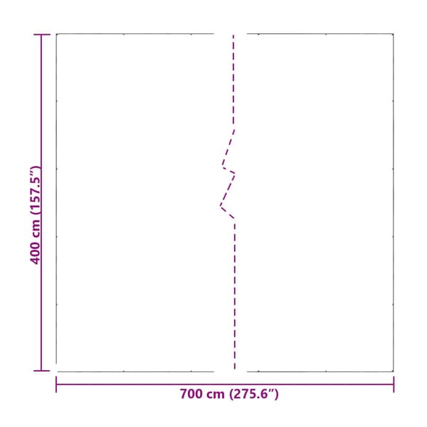 Tarp Transparent 7 x 4 m PE
