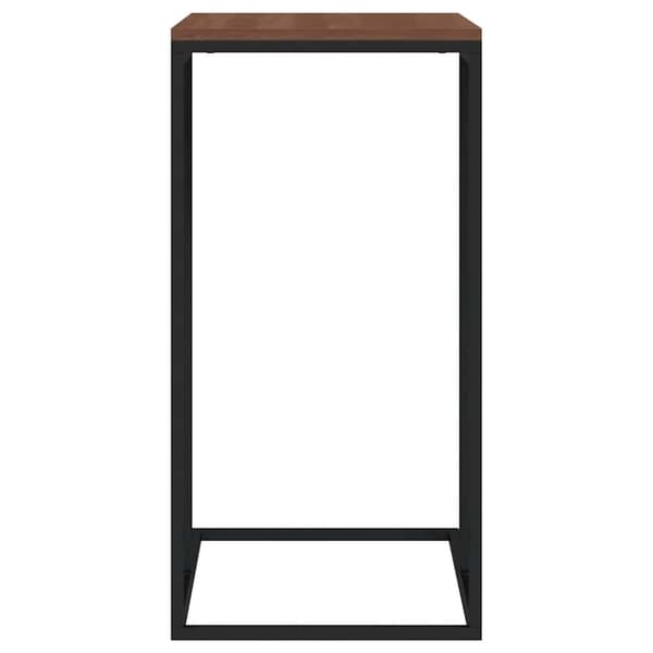 Sidobord svart 40x30x59 cm konstruerat trä