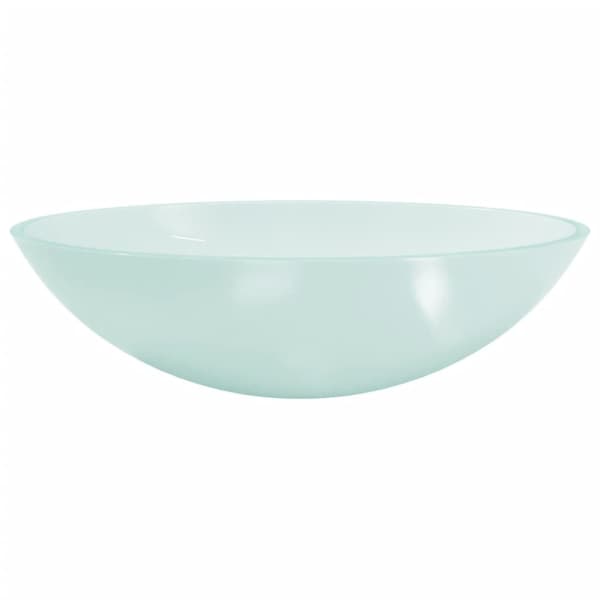 Handfat glas 50x37x14 cm frostat