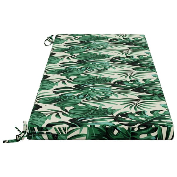 Bänk kudde SOEST 100% Polyester Bladmönster 140 x 50 x 5 cm