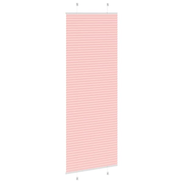 Plisserad persienn rosa 70x200 cm tyg bredd 69,4 cm polyester