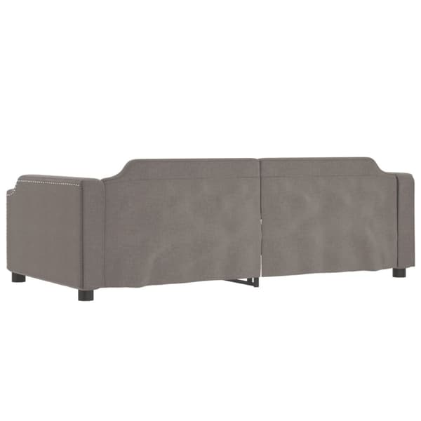 Dagbädd taupe 100x200 cm tyg