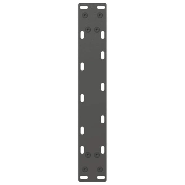 Konsolbordsben U-formade 2 st antracit 28x(72-73) cm stål