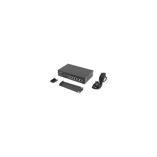 Lanberg RSFE-4P-2FE-60 - switch - 6 portar - ohanterad