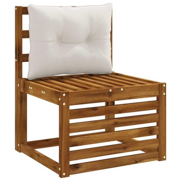 Ryggkudde PUTTEN 100% Polyester Vit 60 x 40 x 10 cm