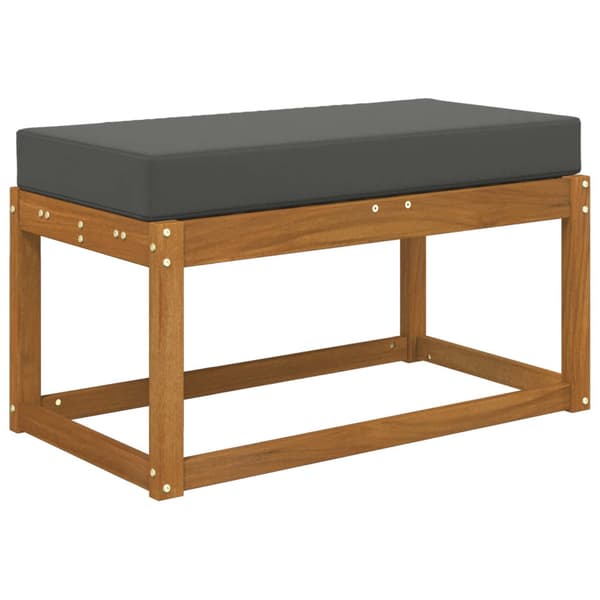 Utomhus sitskudde Antracit 80 x 40 x 8 cm 100% Polyester