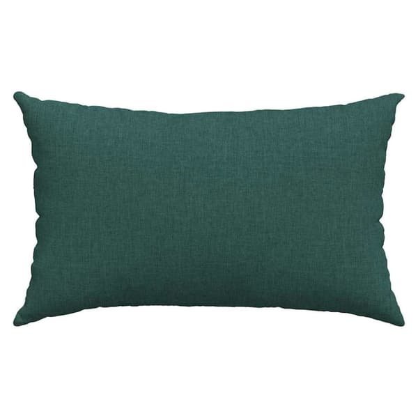 Sofakuddar 2 pcs Mörkgrön 50 x 30 cm tyg