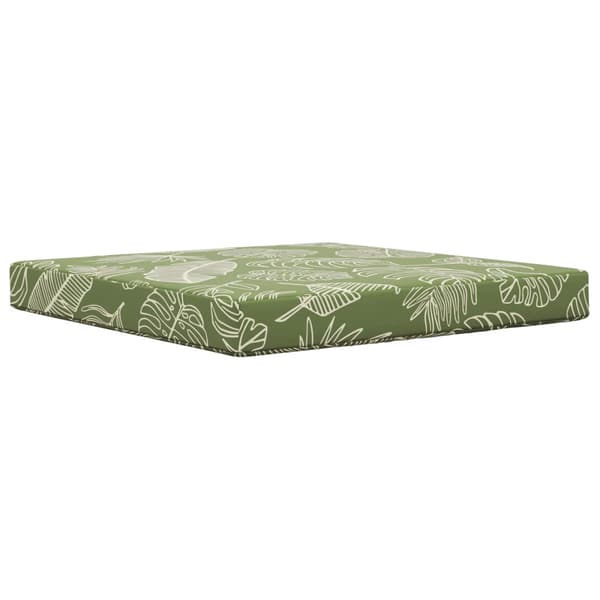 Utomhus Soffa Kudde Bladdesign 80 x 80 x 8 cm Polyester