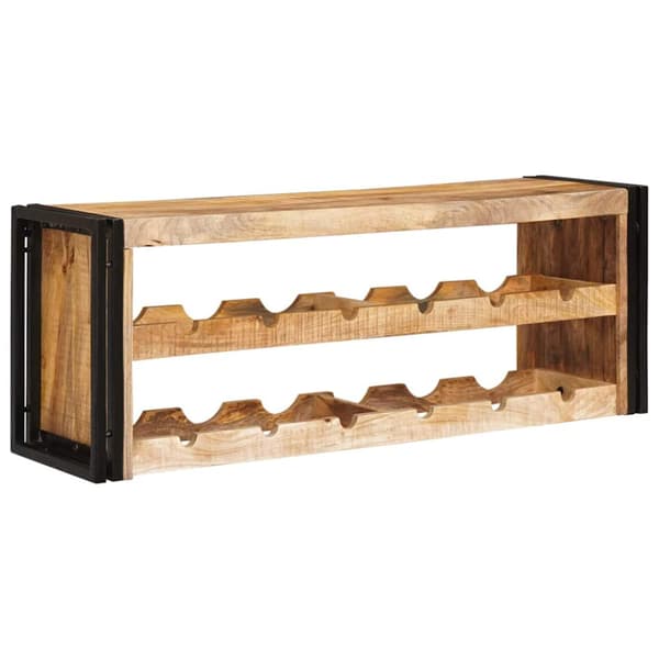 Vinställ Brun 100 x 45 x 33 cm Solid Grov Mangoträ