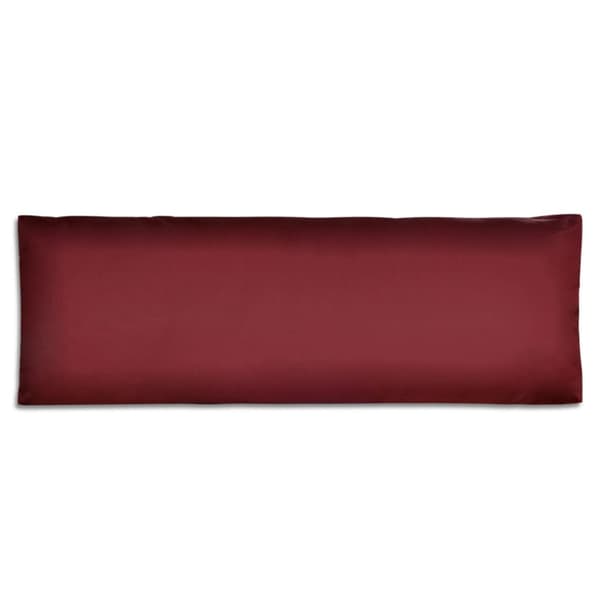 Ryggdyna 120x40x10 cm vinröd
