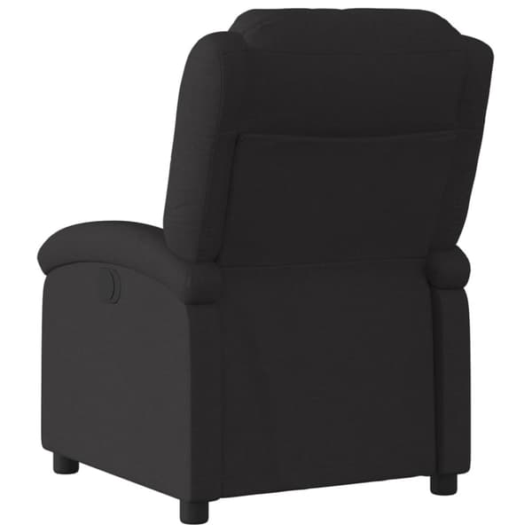 Fåtölj svart tyg