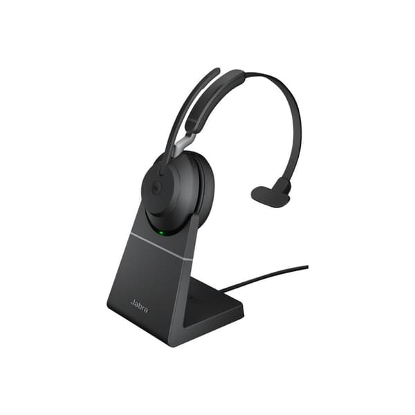 Jabra Evolve2 65 MS Mono - headset - USB-A - med laddningsställ