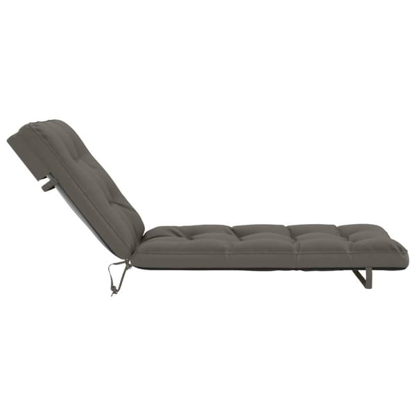 Solstol Kudde VIANEN 100% Polyester Grå 200 x 90 x 8 cm