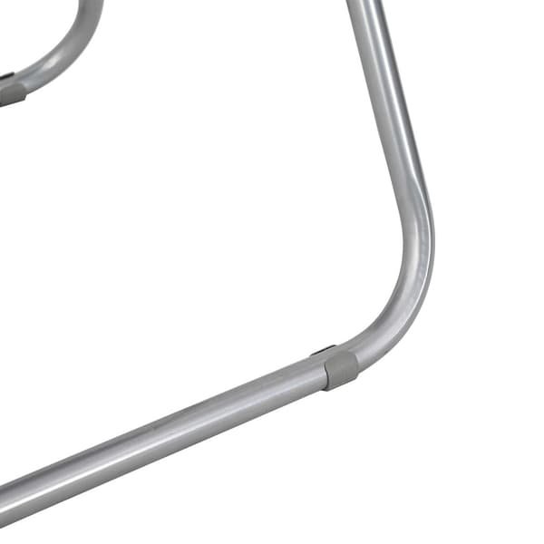 Fällstol 8 pcs Grå 48 x 43,5 x 81 cm Konstläder