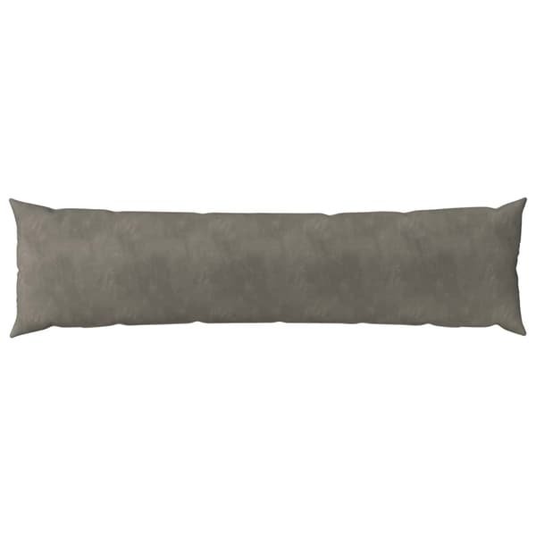 Kuddöverdrag HEERLEN Ljusgrå 40 x 145 cm Sammet