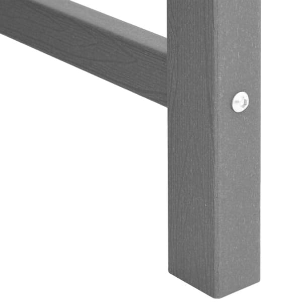 Trädgård Stol 6 pcs Ljusgrå 65.5 x 59 x 88 cm polyeten