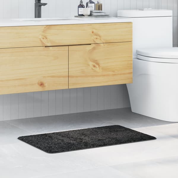 Halkfri Badmatta Mörkgrå 50 x 80 cm PP