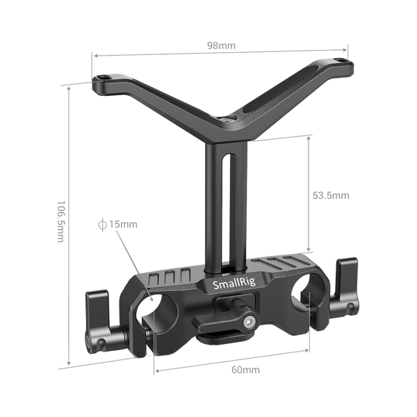 SMALLRIG 2681 Universal Lens Support 15mm LWS
