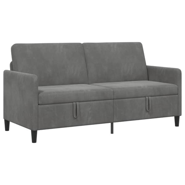 Soffa med förvaring Mörkgrå 172 x 78 x 87 cm Polyester