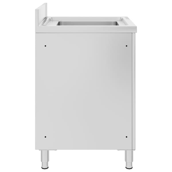 Diskho för storkök 60x60x96 cm rostfritt stål