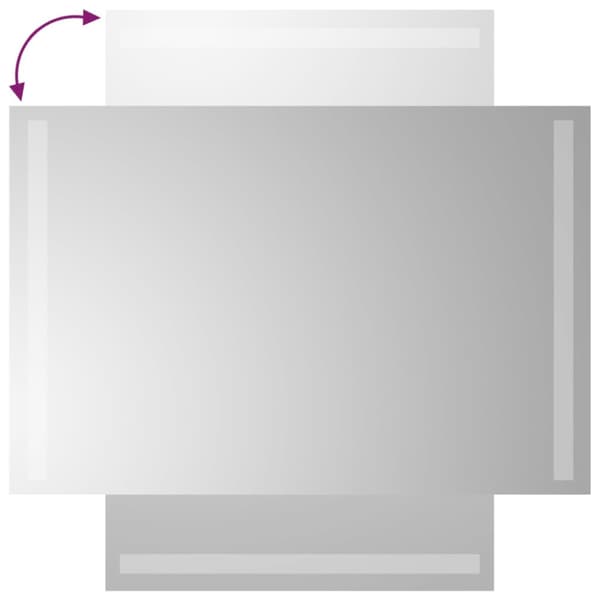 Badrumsspegel LED 40x60 cm