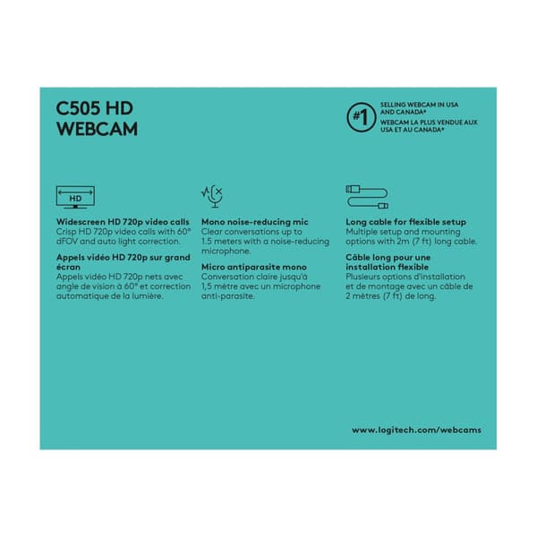 Logitech C505 - webbkamera