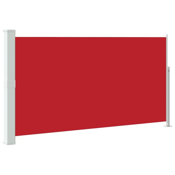 Infällbar sidomarkis 170x300 cm röd