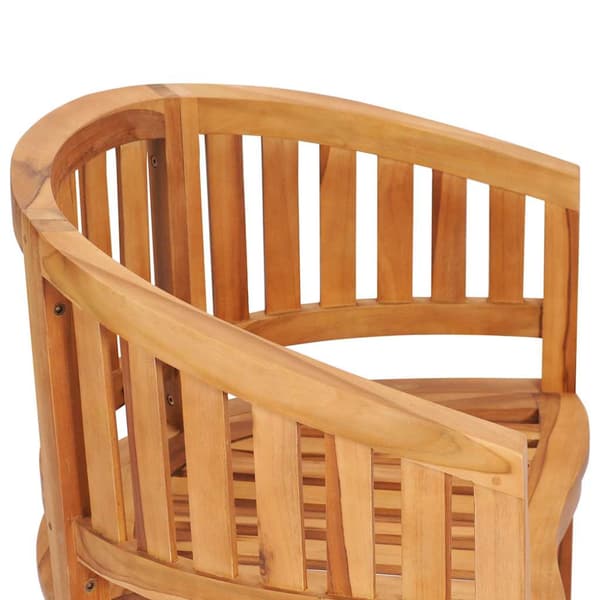 Bananstolar 2 st massiv teak
