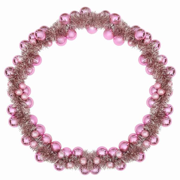 Julkulagirland Rosa 186 cm Polystyren