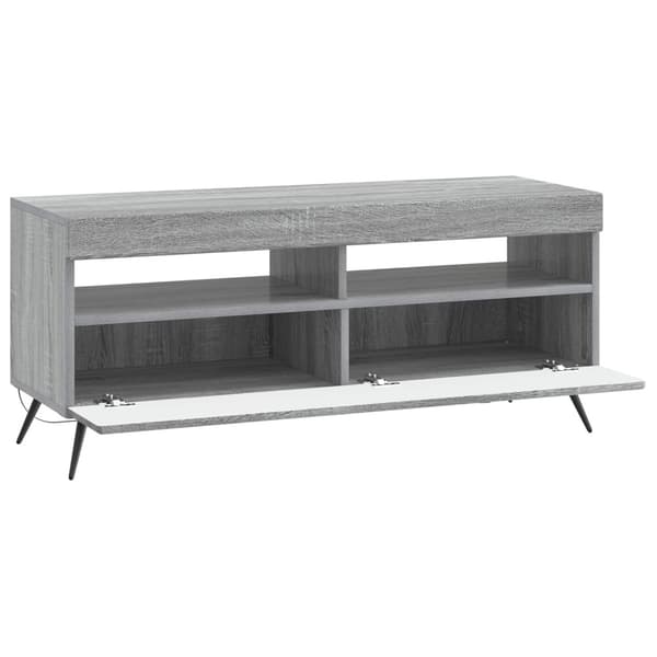 LED TV-skåp Grå Sonoma Konstruerat trä