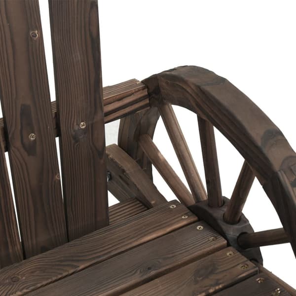 Adirondackstolar 2 st massivt granträ