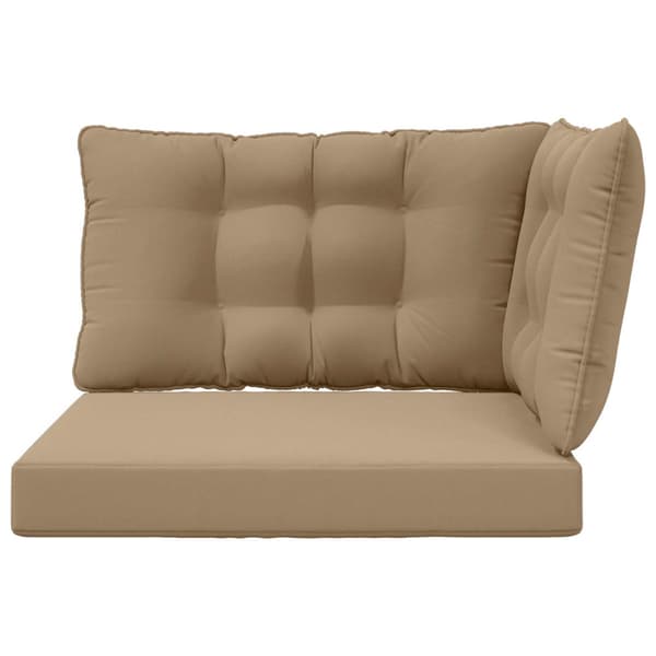 Utomhus Soffa Kudde 3 pcs Taupe Polyester