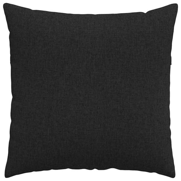 Sofakuddar 2 pcs Svart 60 x 60 cm tyg