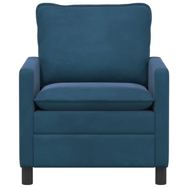 Soffa Blå 76 x 81 x 87,5 cm Sammet