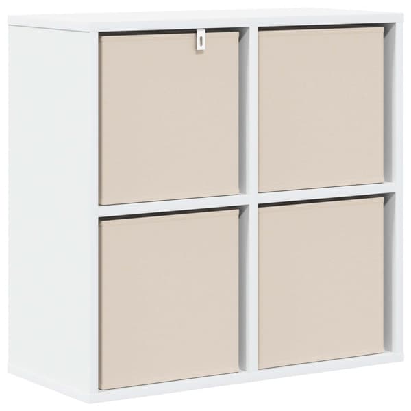 Sideboard med låda Vit 59,5 x 27 x 57 cm