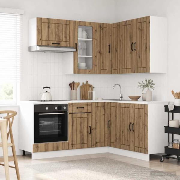 Köksenhet LUCCA 8 pcs Artisan-ek Konstruerat trä