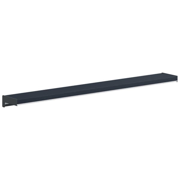 Fönsterbräda Anthracit med träådring 60 x 10 x 4,5 cm PVC
