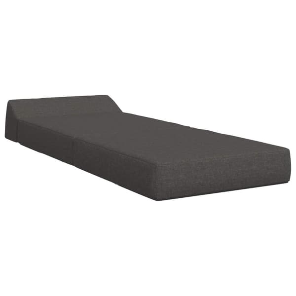 Fällbar Soffbed Mörkgrå 60 x 70 x 41 cm Tyg