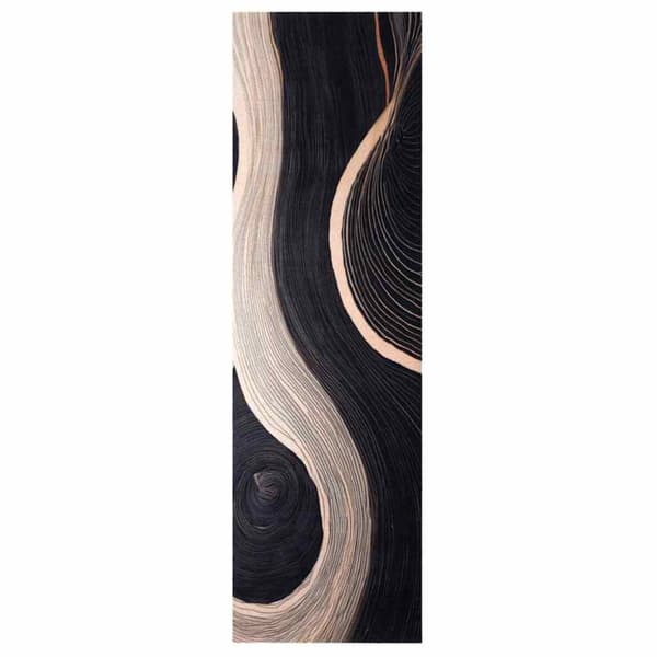 Köksmatta Svart 150 x 45 cm Sammet