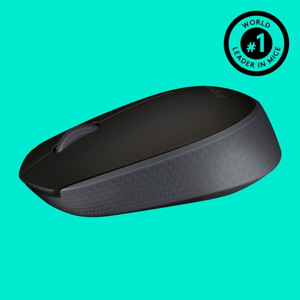 Logitech B170 Black Bp datormöss Ambidextrous RF Trådlös Optisk