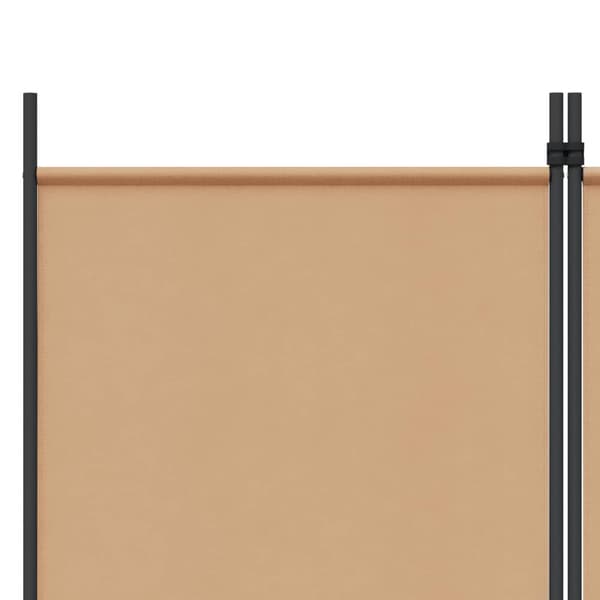 3-panelers rumskärm Beige 150 x 180 cm Tyg