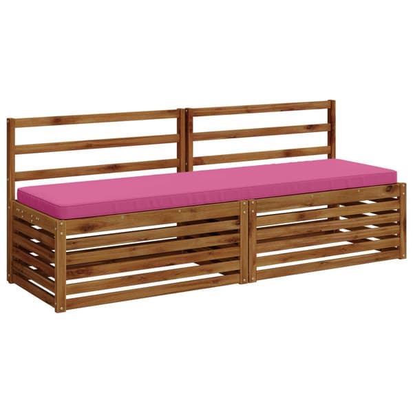 2-delade Bänk Kuddar VUGHT 2 st 100% Polyester Rosa