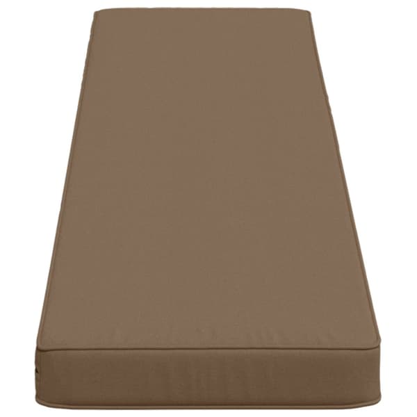 2-delade Bänk Kuddar VUGHT 2 st 100% Polyester Taupe