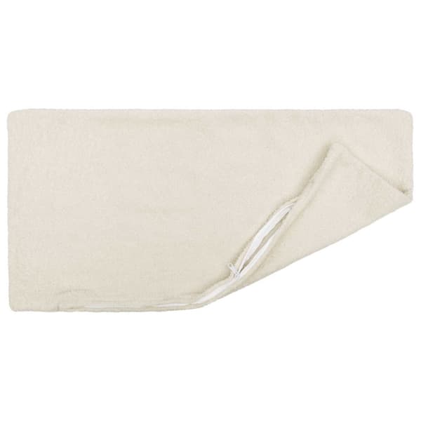 Kuddöverdrag 2 st HEERLEN Gräddvit 50 x 75 cm Bouclé
