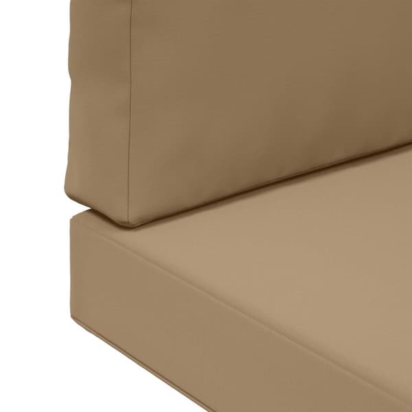 Utomhus Soffa Kudde 2 pcs Taupe Polyester