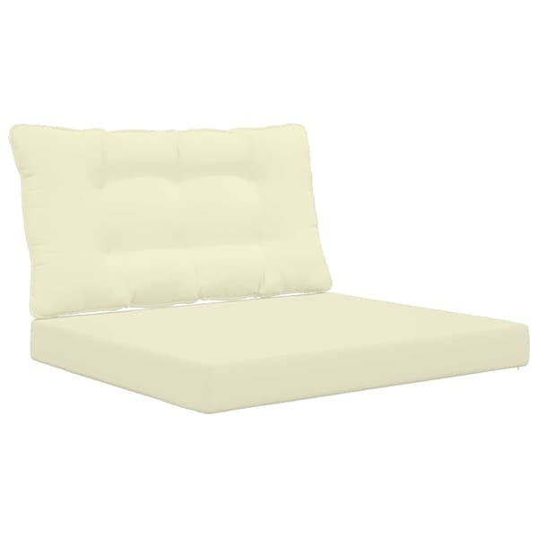 Utomhus Soffa Kudde 2 pcs Kräm Polyester