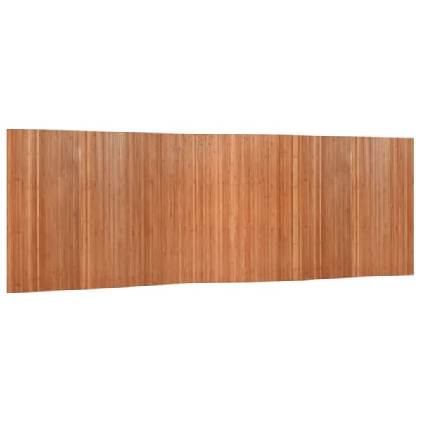 Rumsavdelare brun bredd 600 cm höjd 165 cm bambu