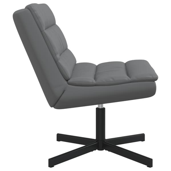 Skrivstol Grå 63 x 75 x 76 cm PU