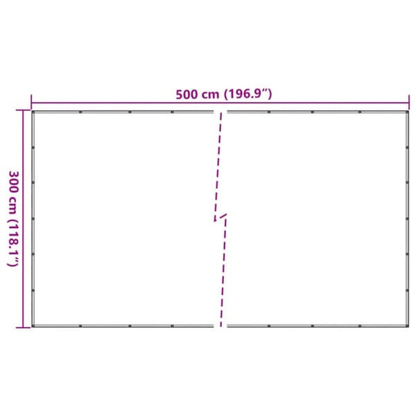 Lastnät grön 3x5 m HDPE